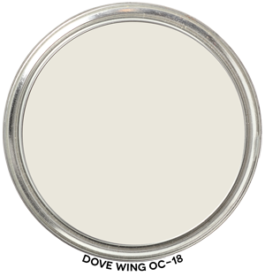 Dove Wing OC-18 by Benjamin Moore Paint Blob